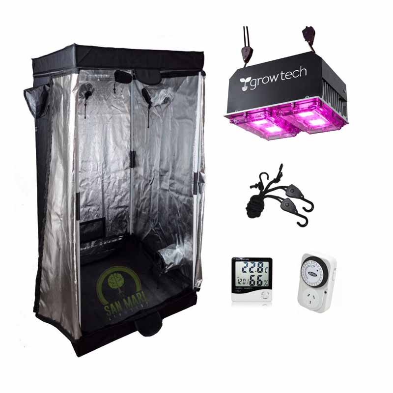 Kit Indoor Bellavita LITE 60x60 + Growtech 200w + Accesorios
